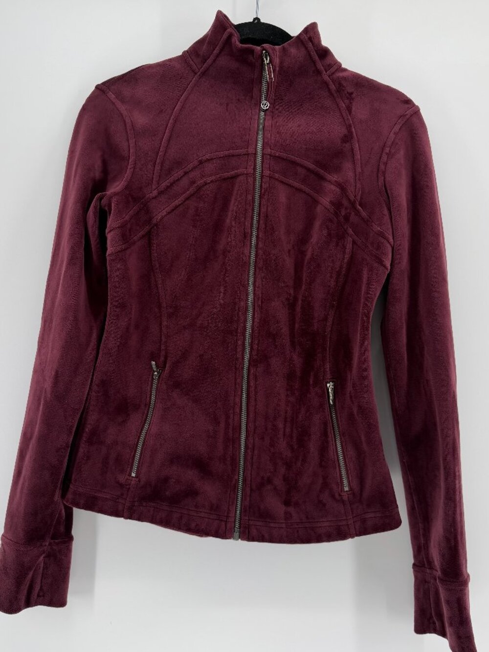 Lululemon Define Jacket Velvet Garnet Size 8